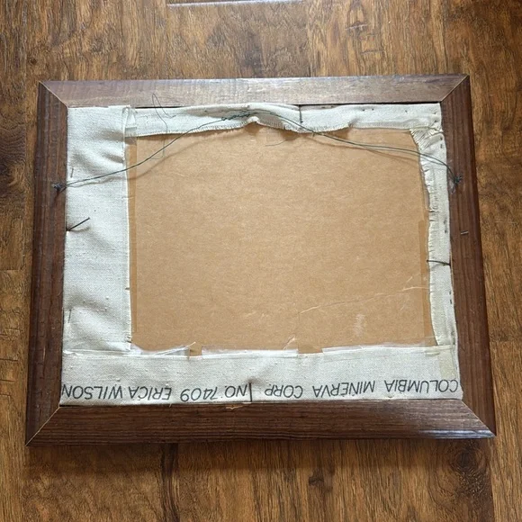 Vintage 1970s crewel embroidered owl - Picture 8 of 8